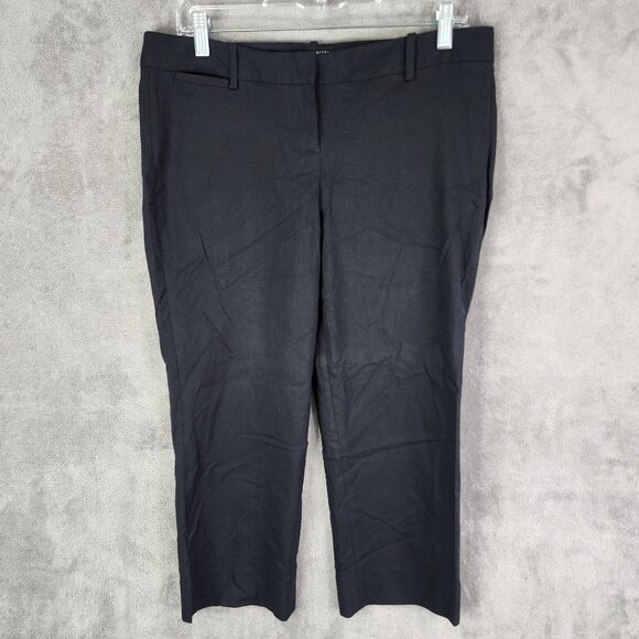 Womens Black The Limited Drew Fit Capri Pants Mid Rise Stretch Size 10 - Picture 2 of 12